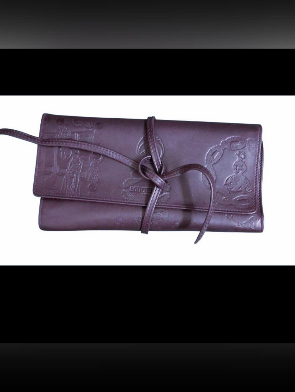 Boucheron Paris Leather Travel Jewelry Roll